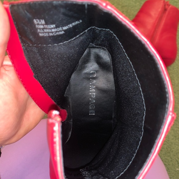 Red booties - Picture 5 of 6